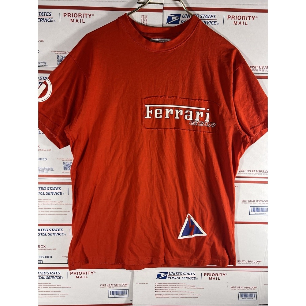 Ferrari Gear F1 Formula 1 Auto Racing t-shirt size XL Pre Owned Red